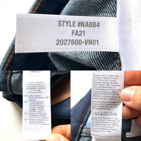 Madewell Curvy High-Rise Skinny Jeans in Woodland Wash TENCEL Denim - Picture 5 of 13